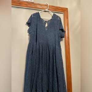 Torrid Plus Floral Lace Dress